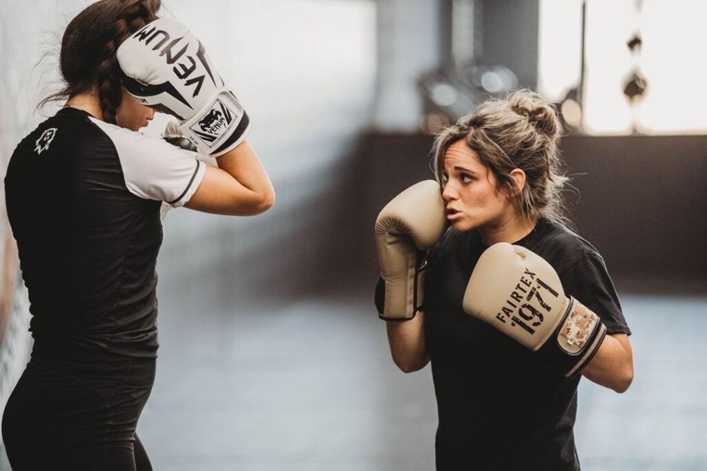 Women's Bootcamp Kickboxing class